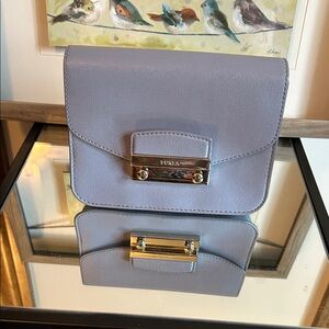 Furla Light periwinkle Clutch